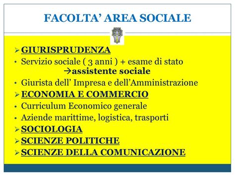 scienze politiche area economico sociale
